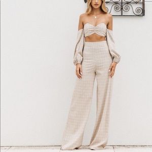 Princesspolly diasy pants an top set